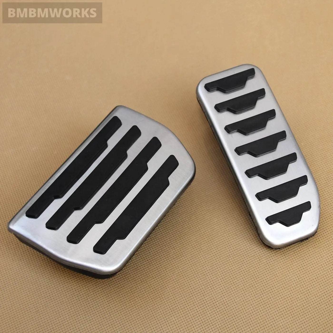 Steel Footrest Gas Brake Pedal Covers Kit Range Rover Evoque Land Discover