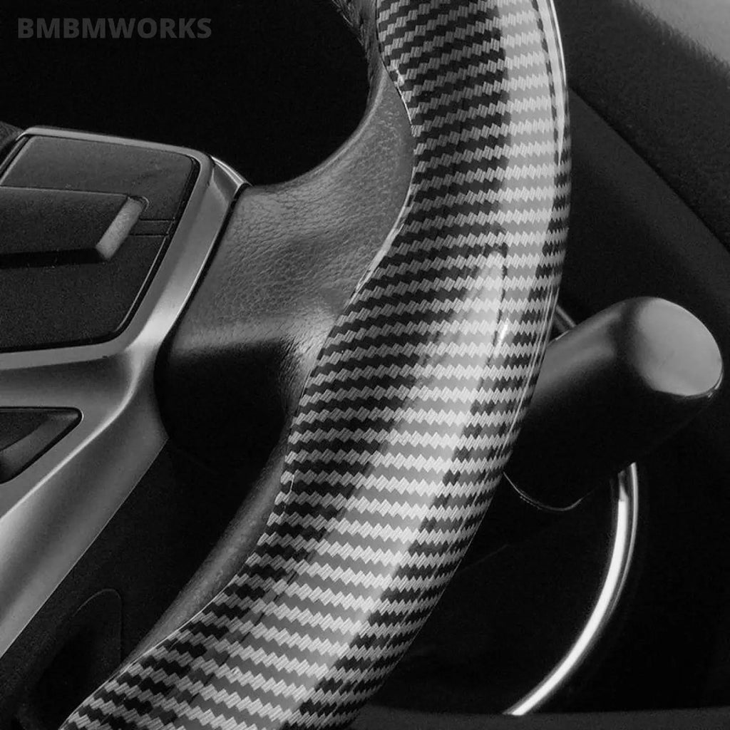 Steering Wheel Cover Black Fiber Non-Slip Dacia Sandero Stepway Logan Dokker