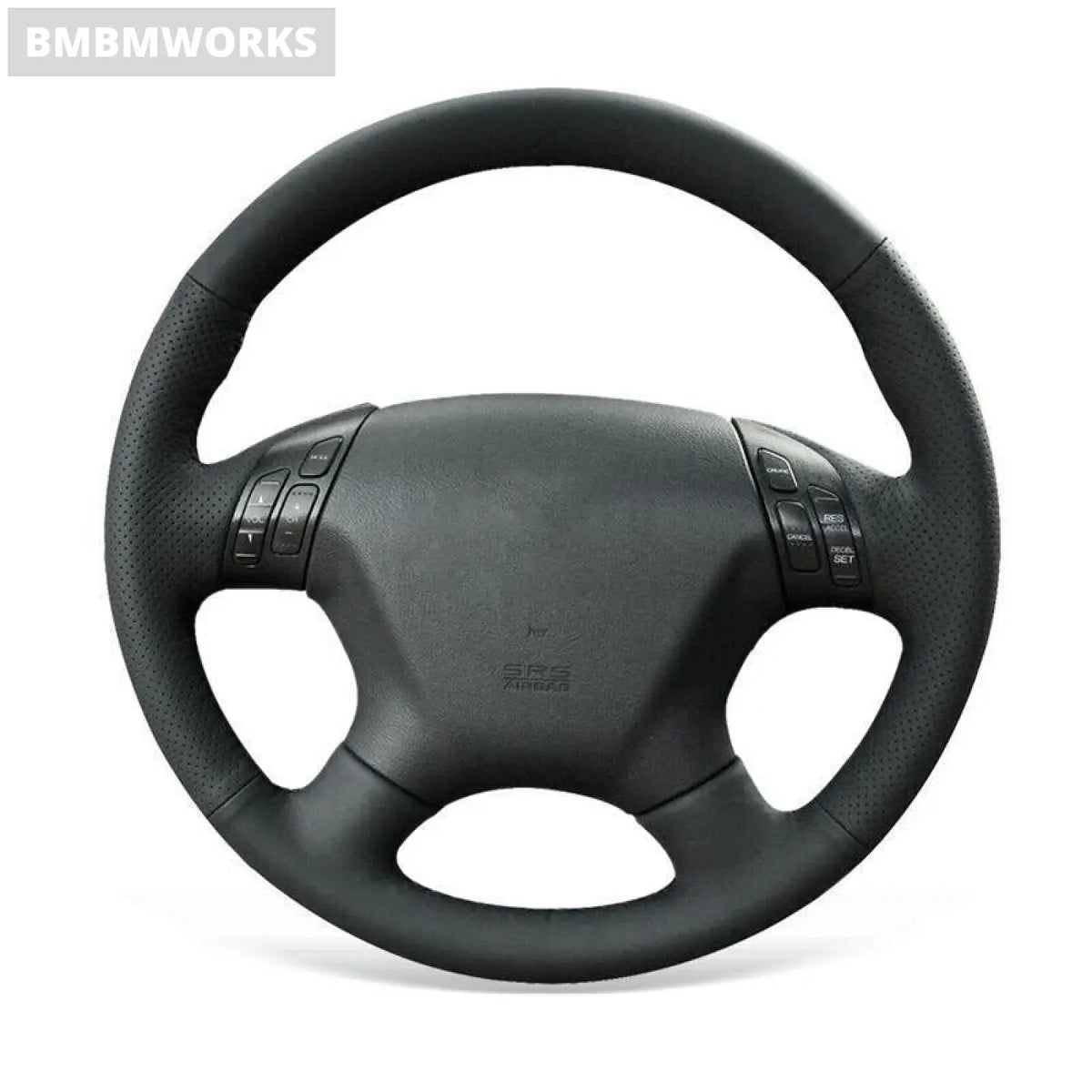 Steering Wheel Cover Hand Sewing Wrap Protector Trim Honda Accord 7 2004-2007