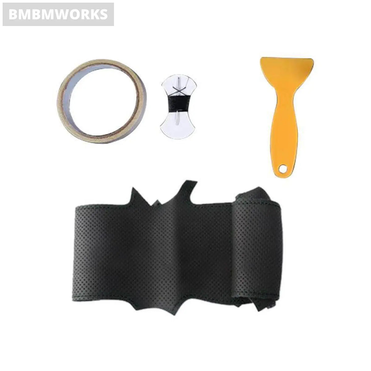 Steering Wheel Cover Hand Sewing Wrap Protector Trim Honda Accord 7 2004-2007