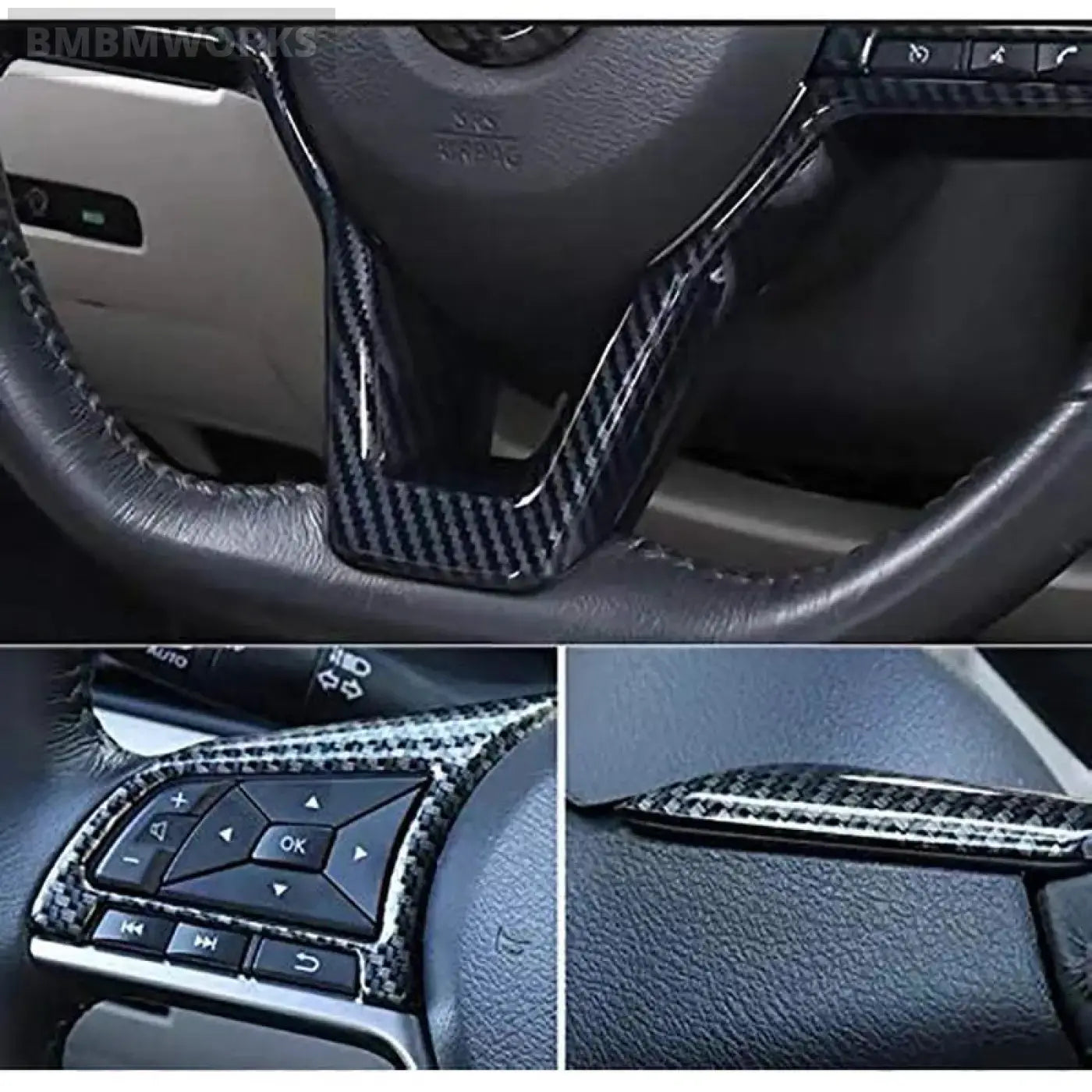 Steering Wheel Decoration Cover Frame Trim For Rogue Altima Sentra Kicks Leaf