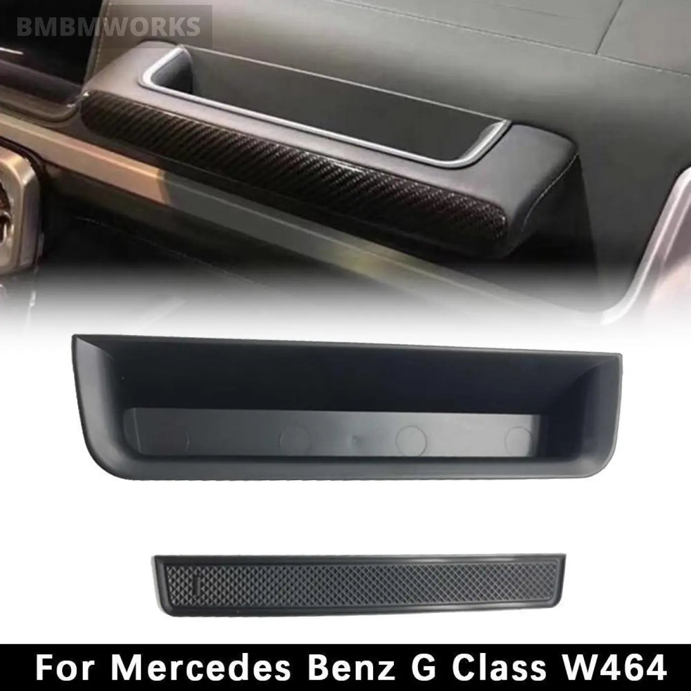 Storage Box Right Side Abs Black Armrest Organizer Mercedes Benz G Class W464