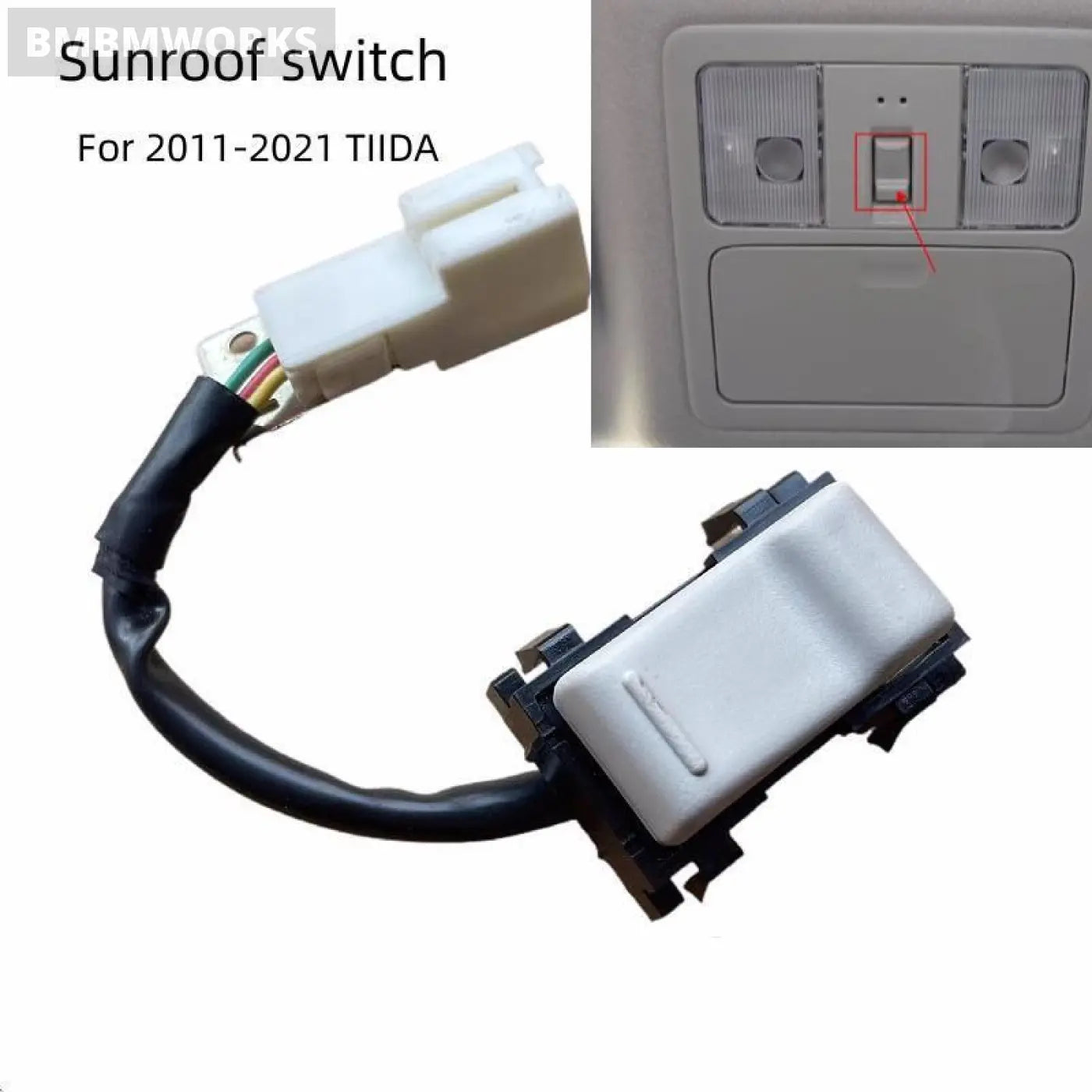 Sunroof Switch Glass Control Button Keys For Nissan 2011-2021 Tiida