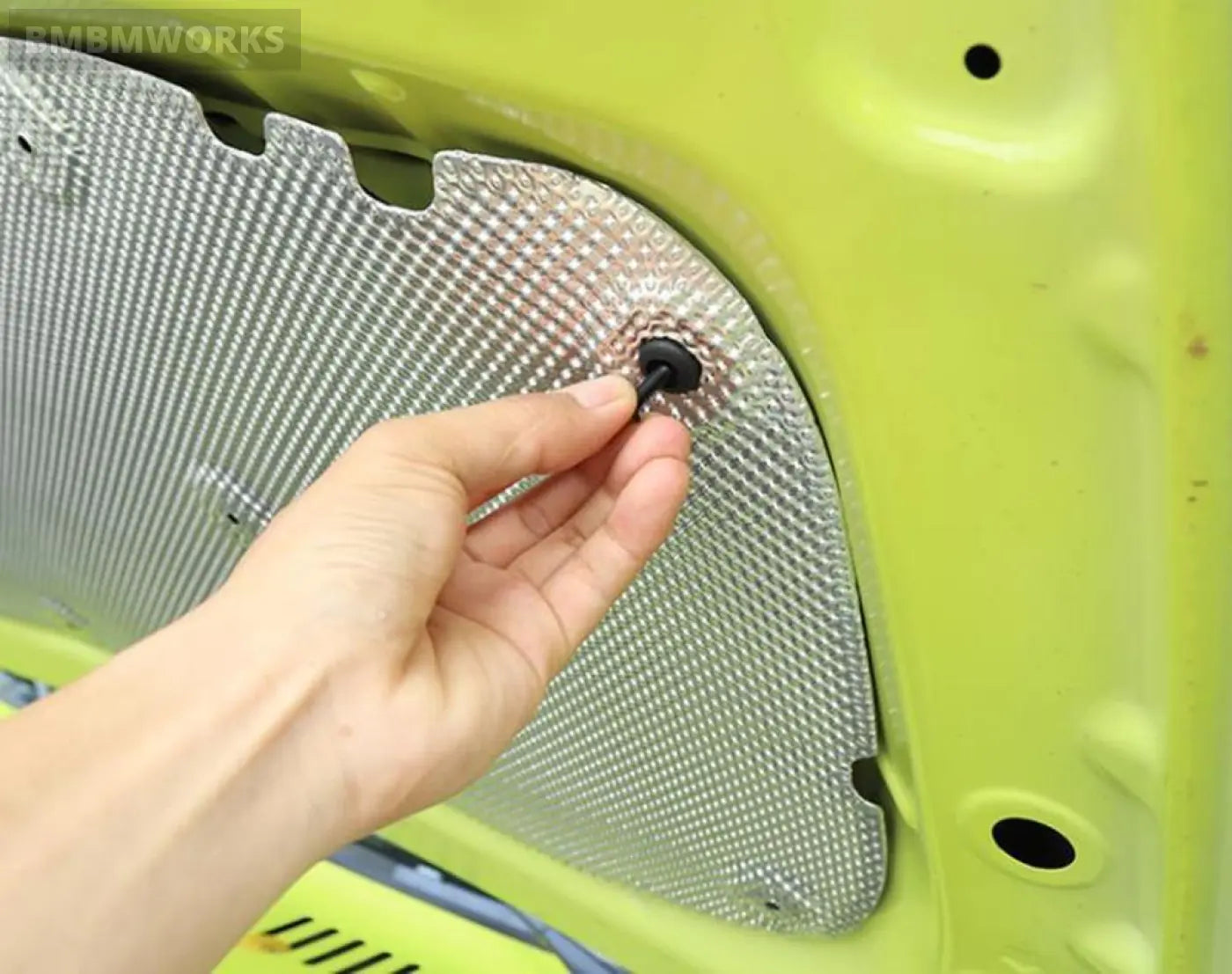 Suzuki Jimny Jb64 Jb74 Sound Heat Insulation Engine Hood Inside Deadener Cover