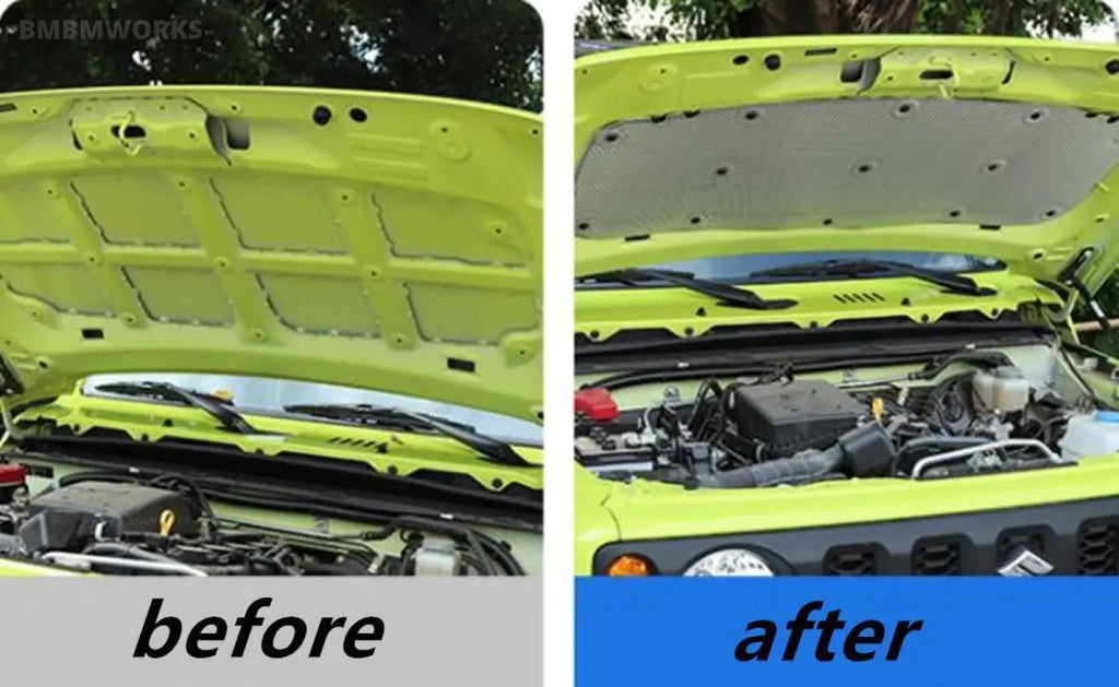 Suzuki Jimny Jb64 Jb74 Sound Heat Insulation Engine Hood Inside Deadener Cover