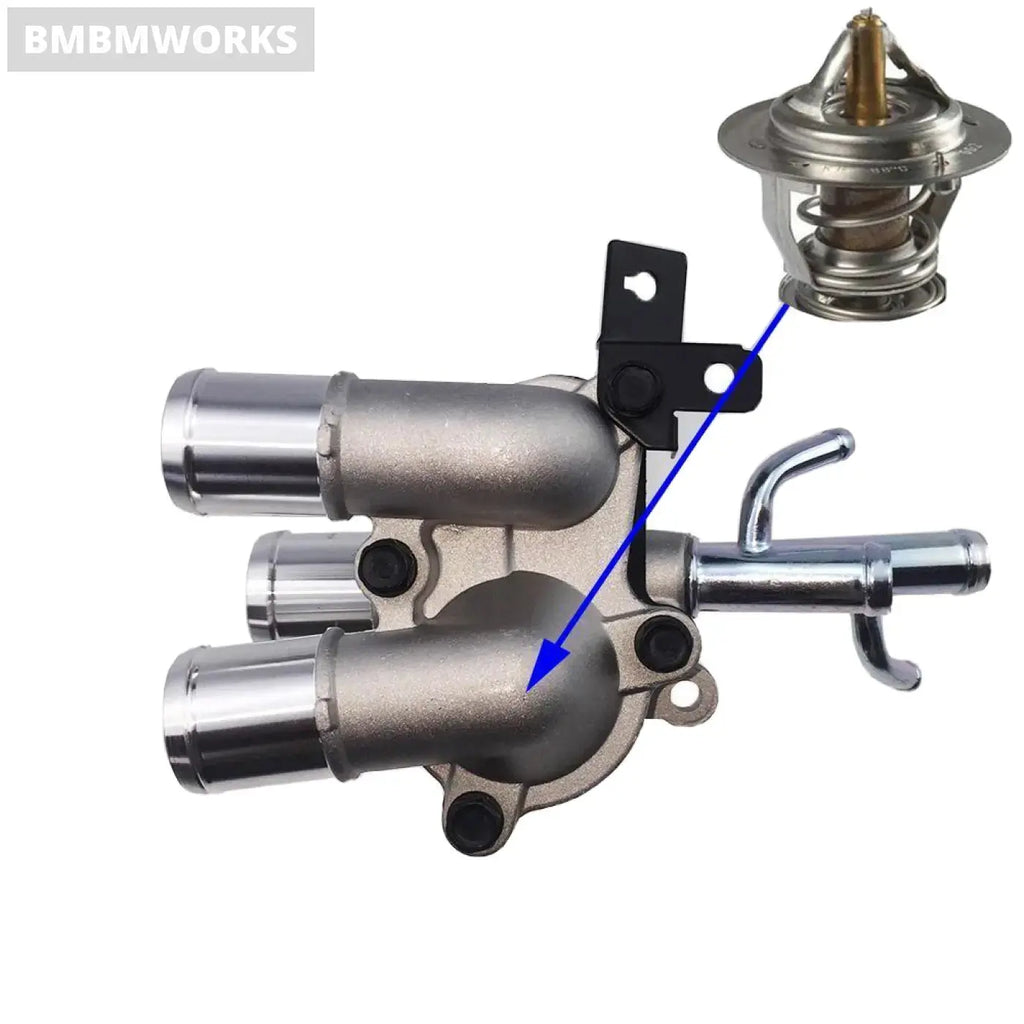 Thermostat Housing Engine Coolant Water Pump Outlet Hyundai Accent Matrix Kia