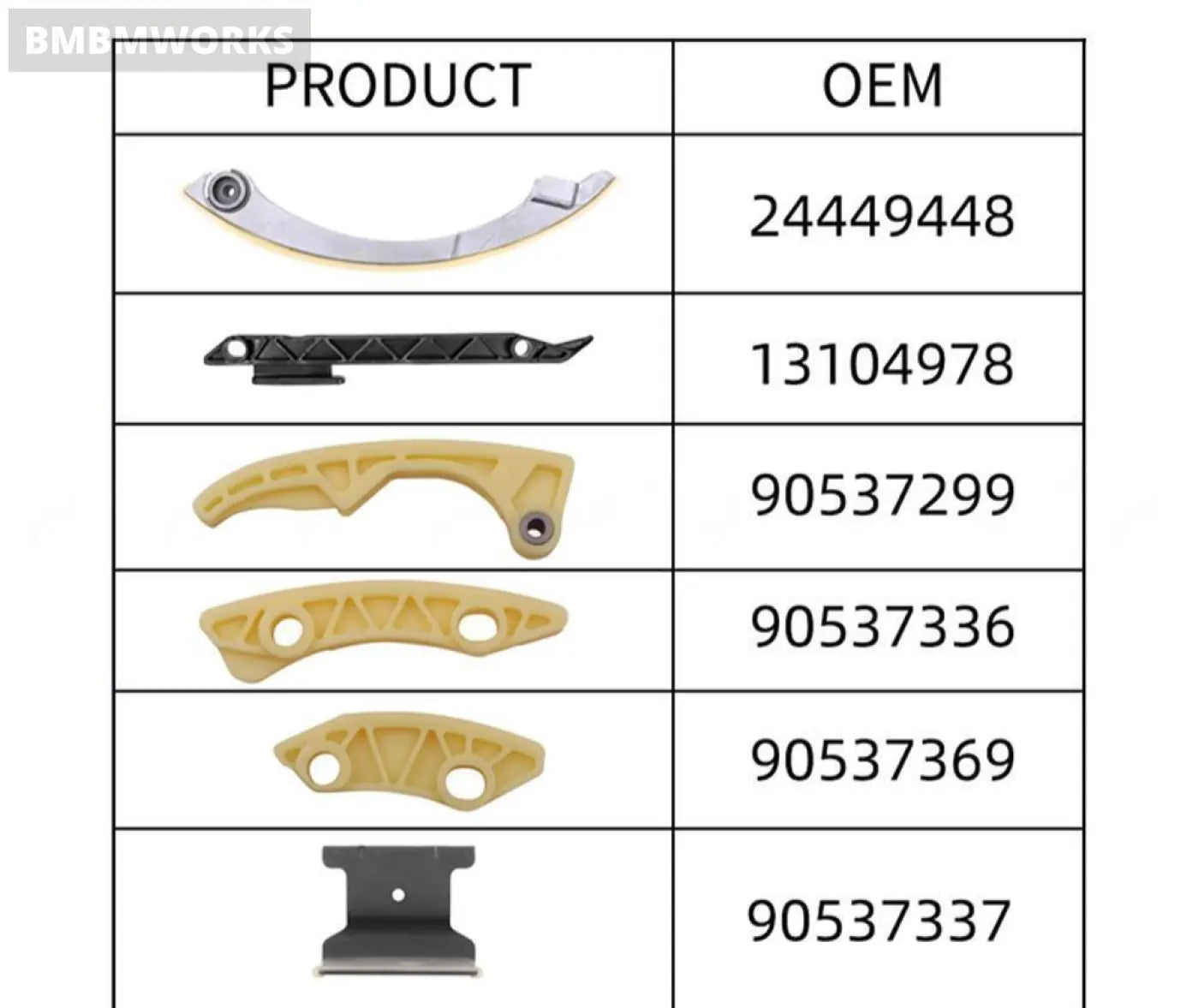 Timing Chain Repair Kit Chevrolet Captiva Sport Classic Cobalt Hhr Impala Buick