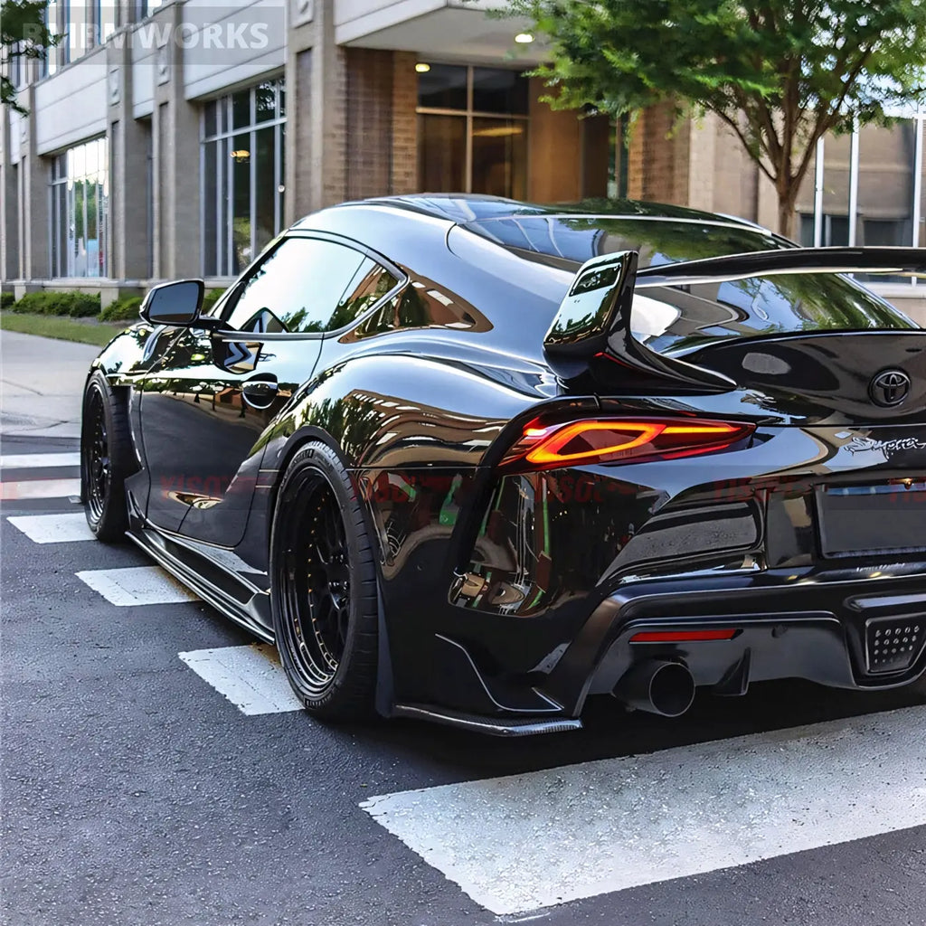 Toyota Supra A90 Carbon Fiber Spoiler Wing Body Kits & Performance