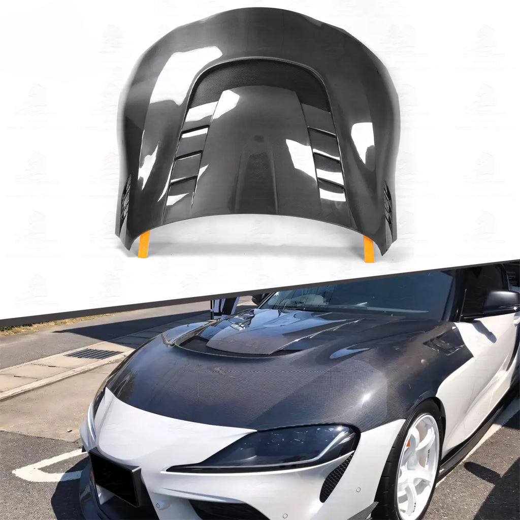 Toyota Supra A90 MK5 Carbon Fiber Hood Bonnet Body Kits & Performance