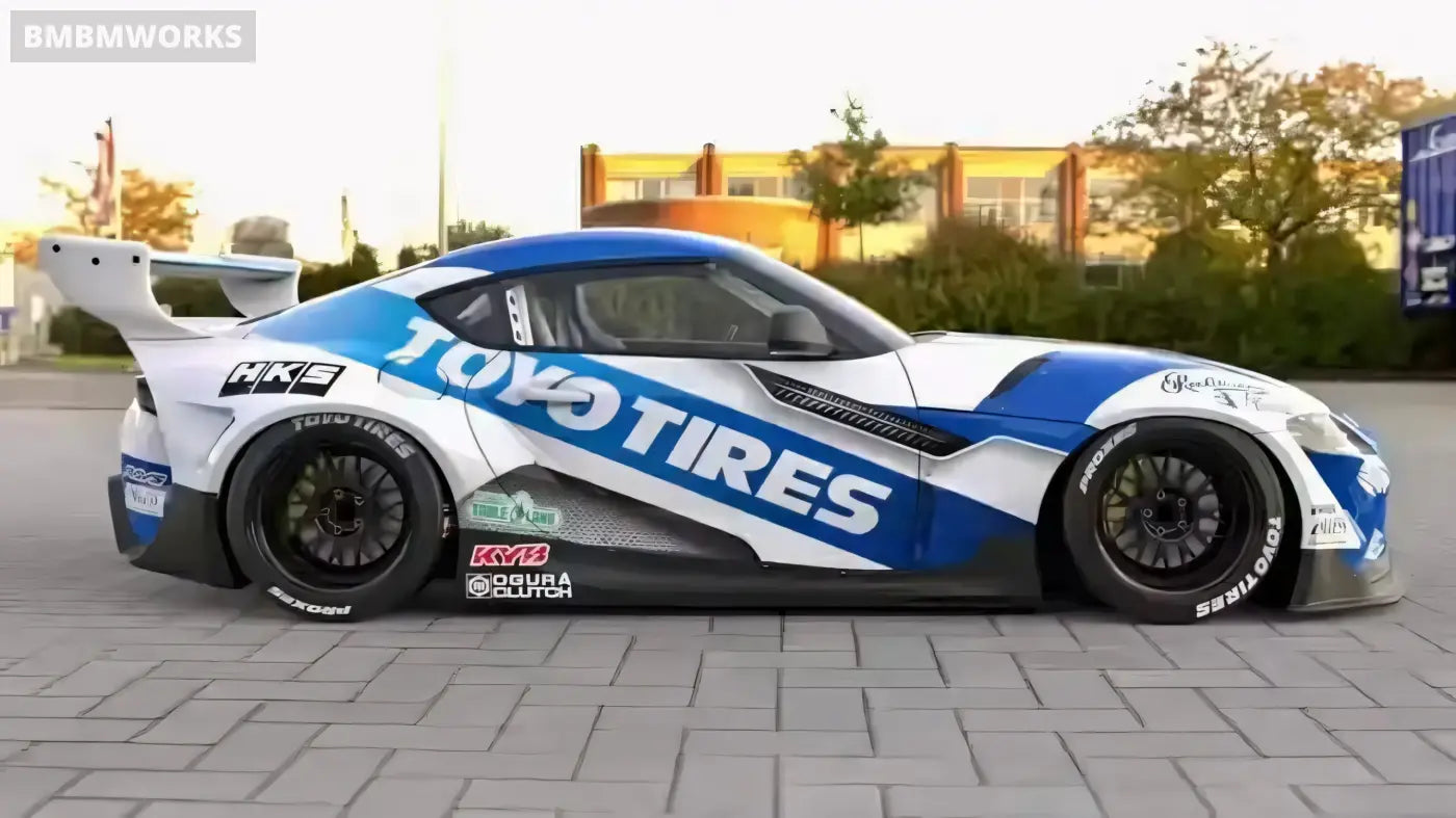 Toyota Supra A90 MK5 Full Rocket Bunny FRP Body Kit Body Kits & Performance