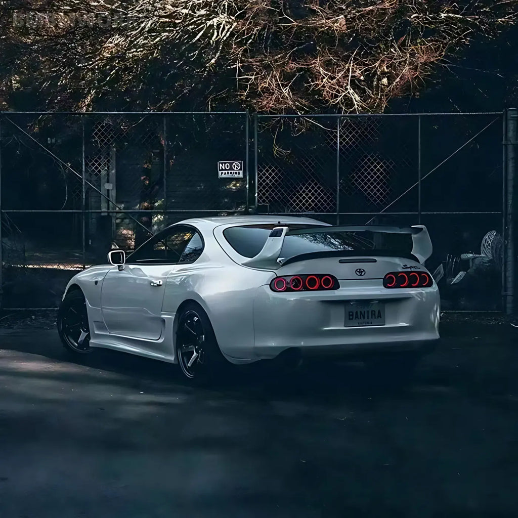 Toyota Supra MK4 A80 TR-Style Carbon Fiber Rear Spoiler Wing Body Kits & Performance