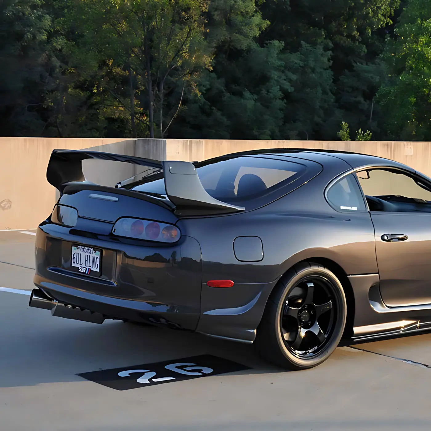 Toyota Supra MK4 A80 TR-Style Carbon Fiber Rear Spoiler Wing Body Kits & Performance