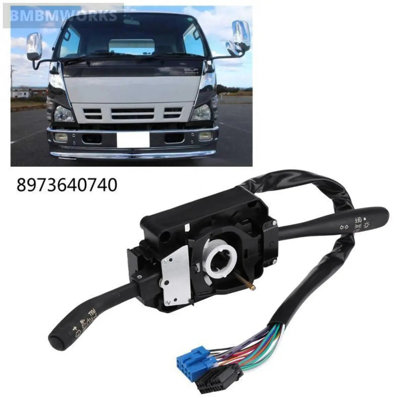 Turn Signal Indicator & Wiper Control Combination Switch Isuzu Npr Nqr 89736
