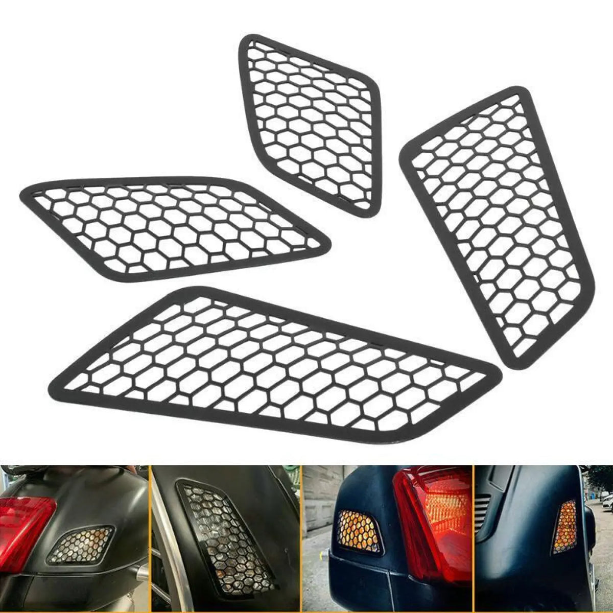 Turn Signal Light Grill Indicator Guard Piaggio Vespa Gts 125 200 300 2013-2018