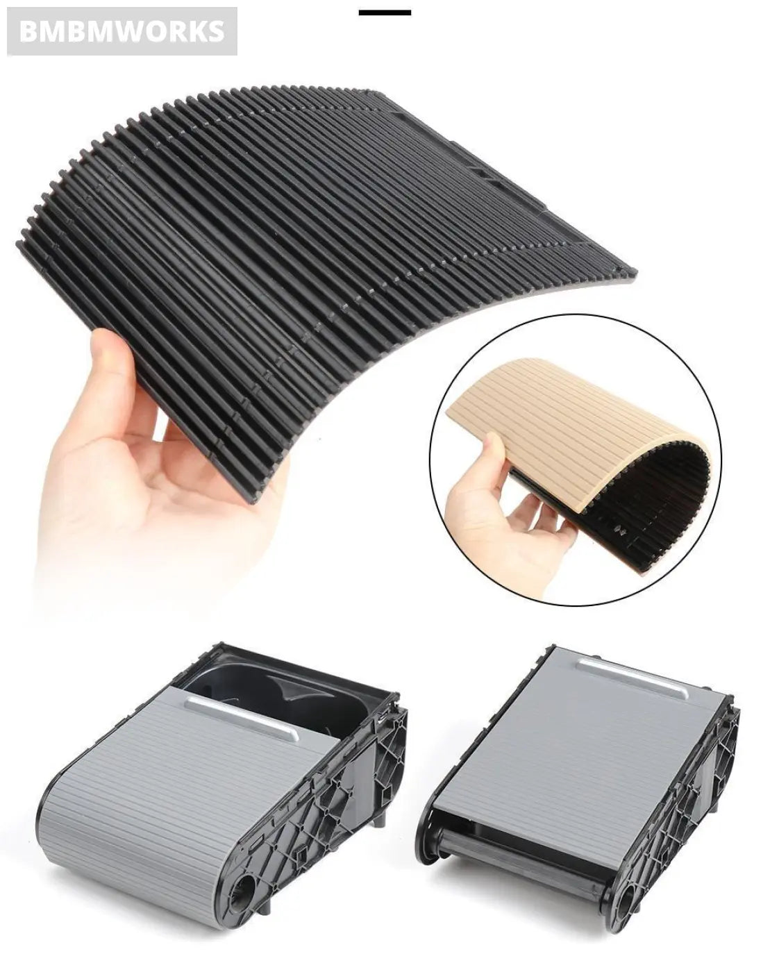 Volkswagen Passat Cc B6 B7 Center Console Sliding Shutters Cup Holder Blind Vw