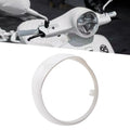 White Headlight Trim Ring Cover Vespa Primavera 125 150