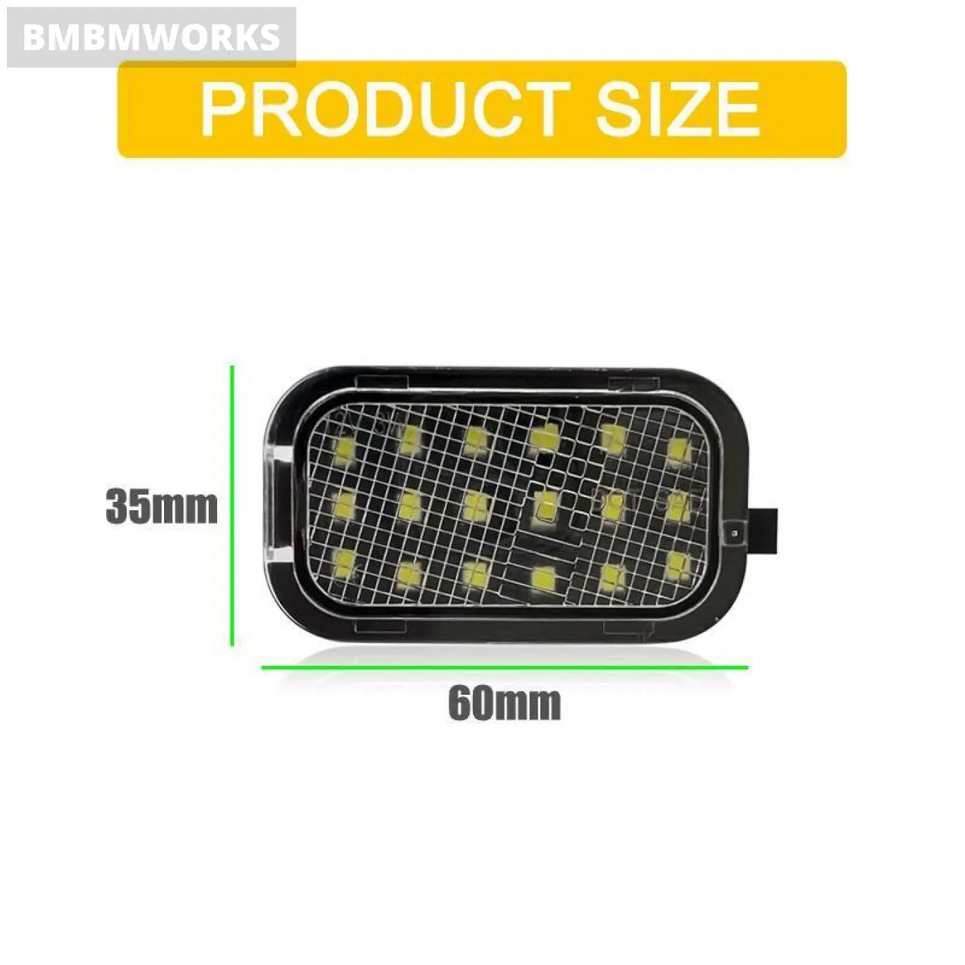 White Led Under Side Mirror Puddle Light Cadillac Escalade Chevrolet Tahoe