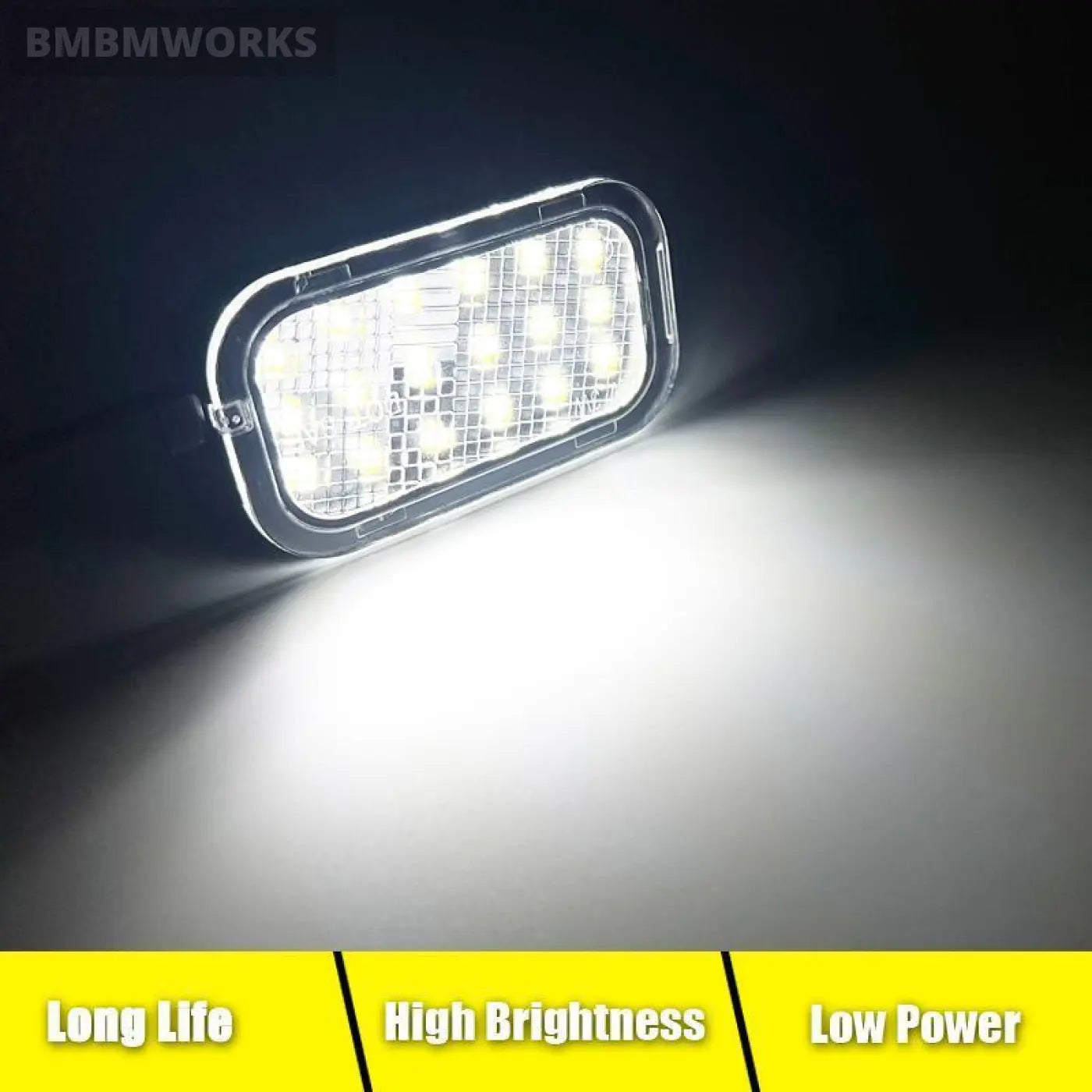 White Led Under Side Mirror Puddle Light Cadillac Escalade Chevrolet Tahoe