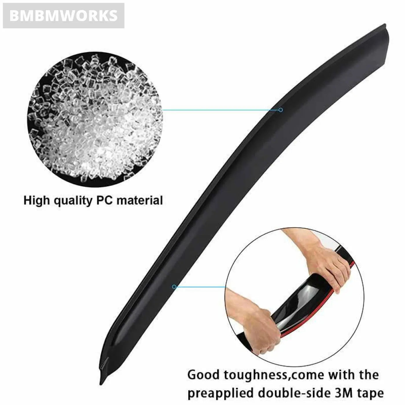 Window Deflector Weathershield Ford Ranger T9 2022-2023 Wildtrak Sport Xlt Xls X