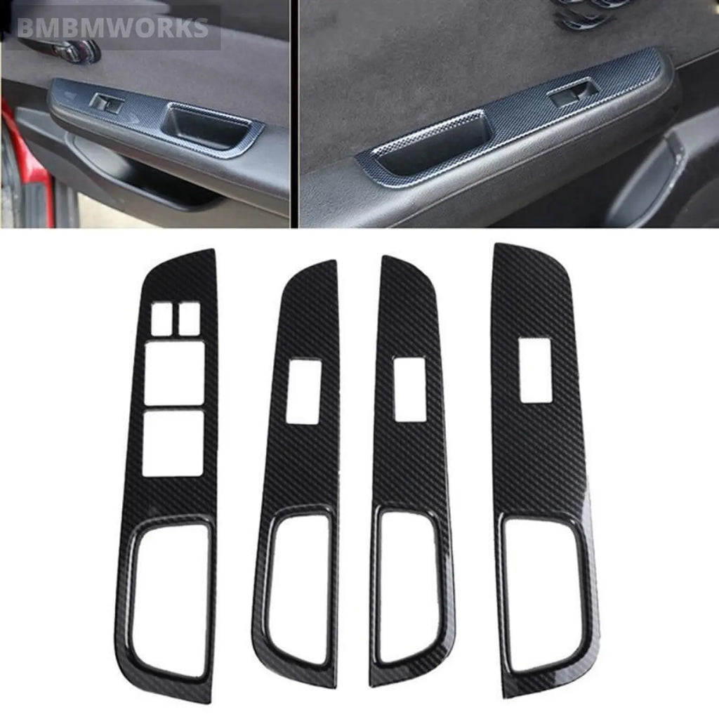 Window Glass Lift Button Switch Cover Trim For Nissan Tiida Rhd 2005-2010