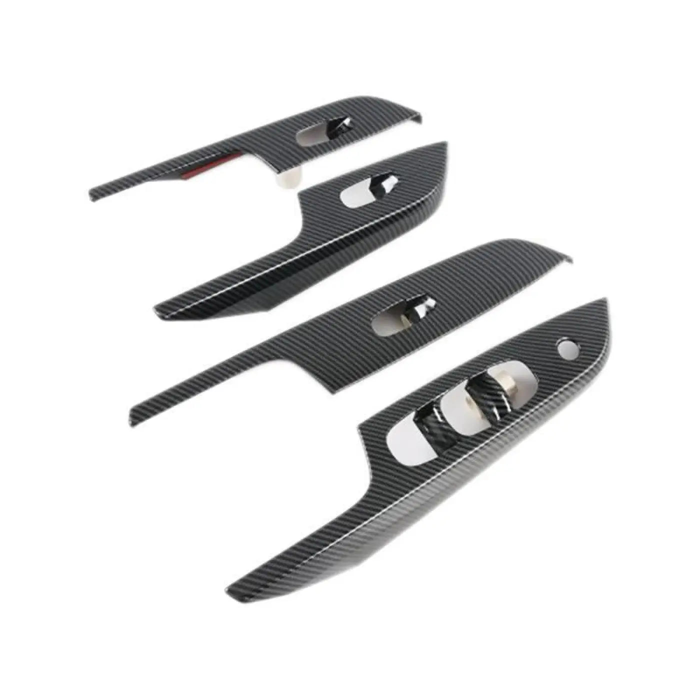 Window Glass Lift Switch Button Panel Cover Trim For Navara Np300 2016-2021