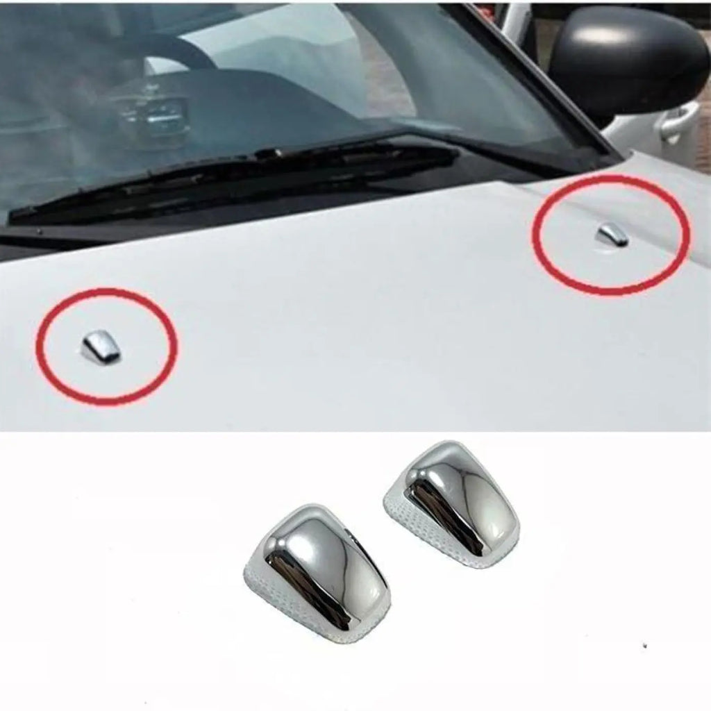 Windshield Washer Nozzle Caps Trim Cover Jeep Grand Cherokee 2014-2018 Dodge