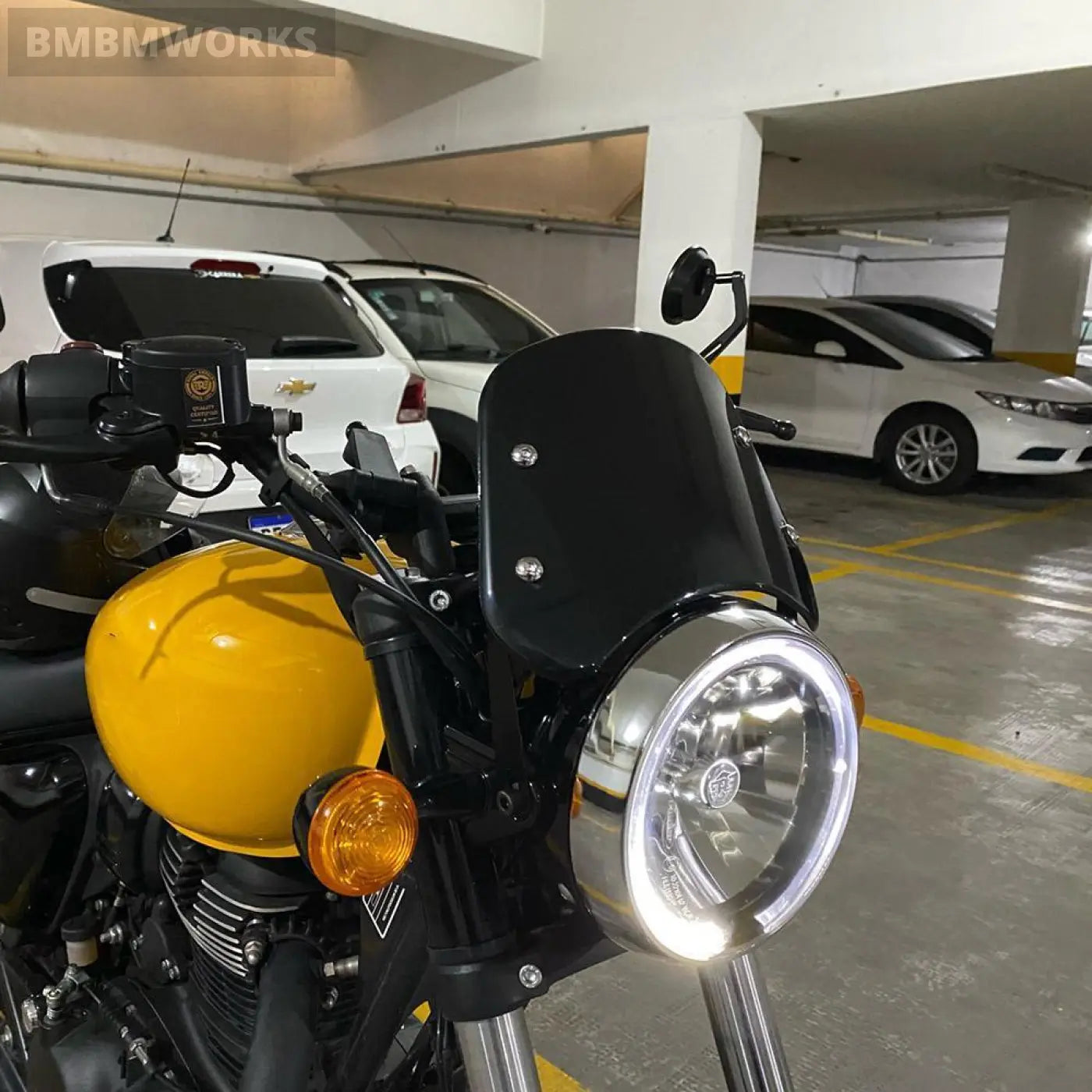 Windshield Wind Screen Deflector Cover Guard Royal Enfield Meteor 350