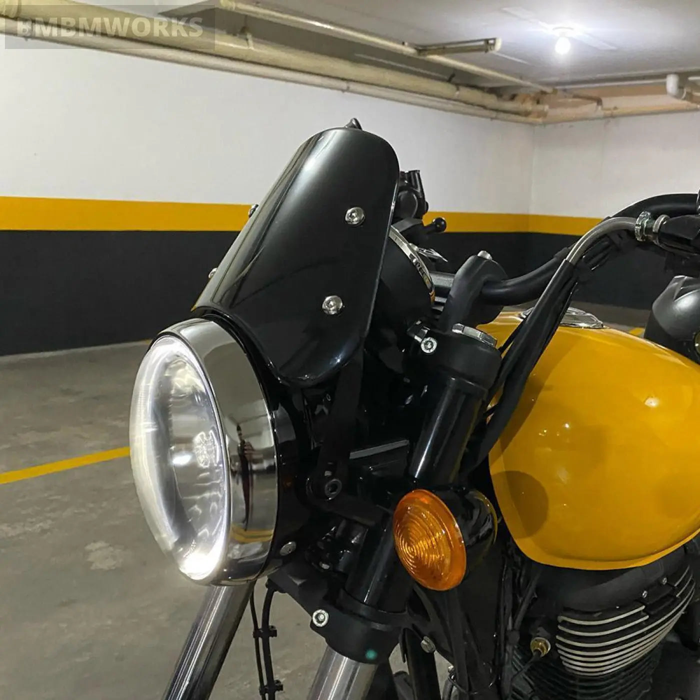 Windshield Wind Screen Deflector Cover Guard Royal Enfield Meteor 350