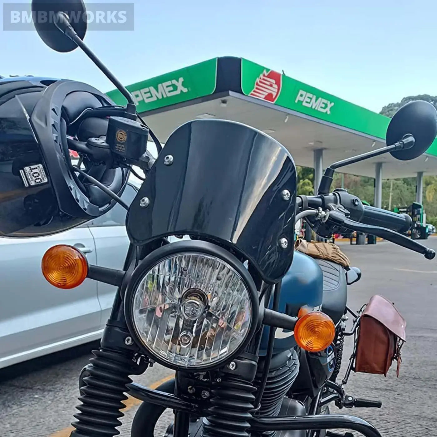 Windshield Wind Screen Deflector Cover Guard Royal Enfield Meteor 350