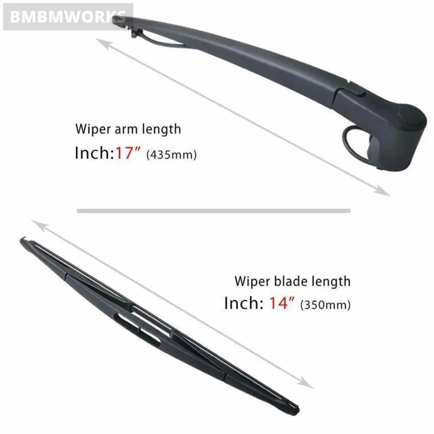 Windshield Wiper Arm Blade Set Chevrolet Trailblazer Envoy Buick Rainier