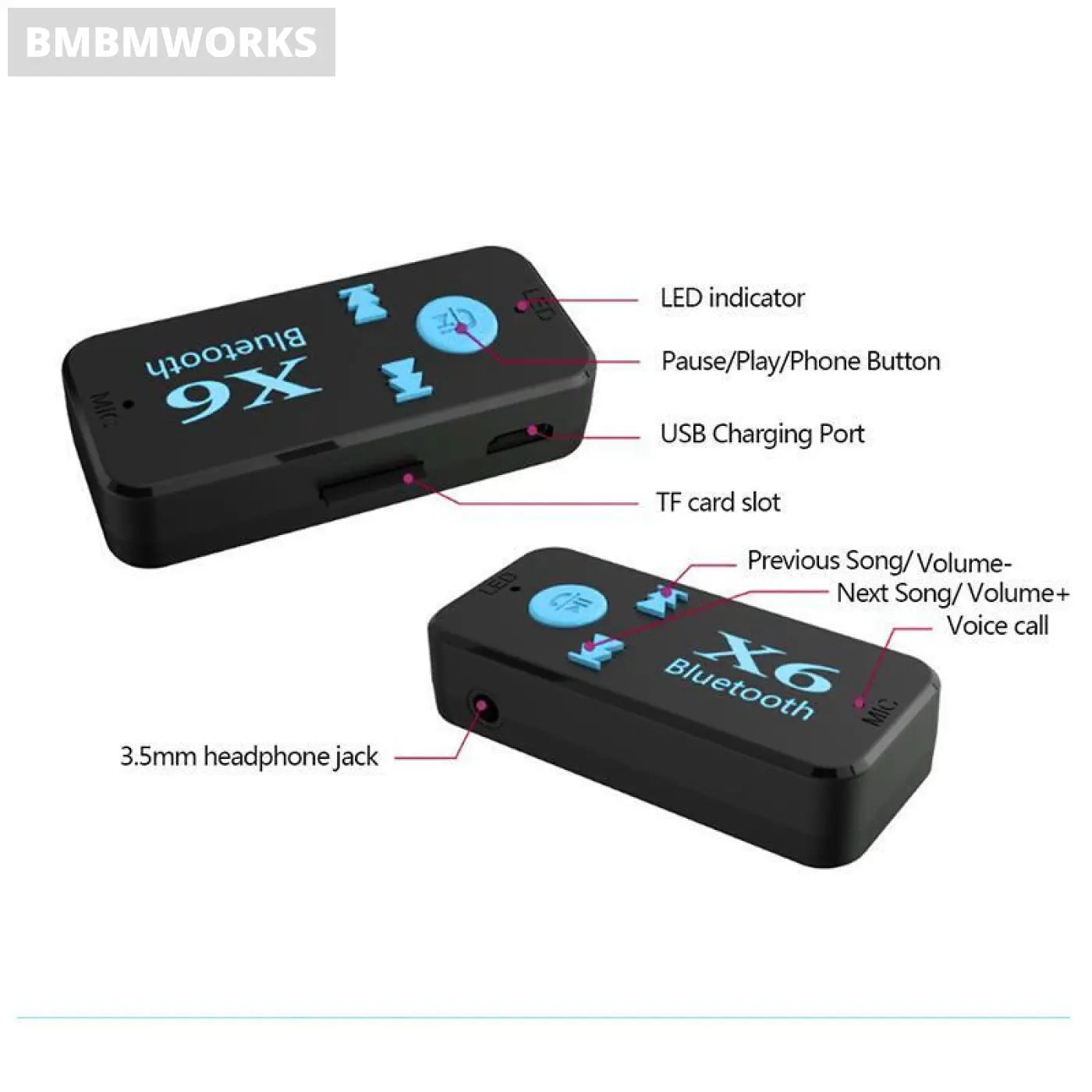 Wireless Bluetooth Audio Receiver Mercedes Benz W211 W221 W220 W163 W164 W203